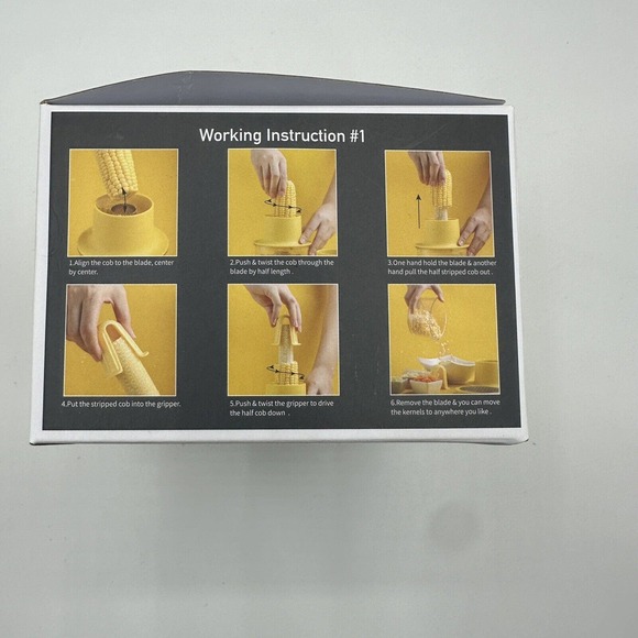 NEW Multifunctional Corn Stripper Household Corn Shucker Tool Kitchen Gadget - Picture 2 of 4